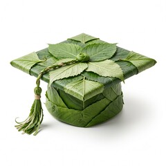 Fototapeta premium Cap Made With Leaf 