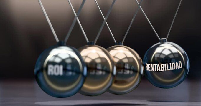 ROI y rentabilidad - met&aacute;fora de causa y efecto: la fuerza del ROI se transmite a la rentabilidad. Un buen ROI sostiene el beneficio.