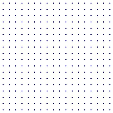 seamless pattern of small dark blue dots, polka dots