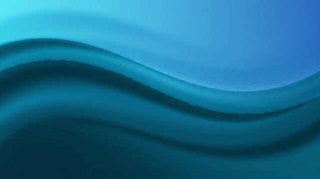 Blue gradient shades shaping smooth wavy lines creating a visual flow with a textured dotted area in the middle.