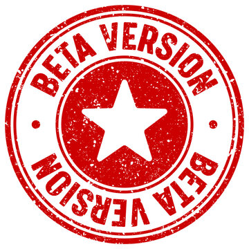 beta version stamp