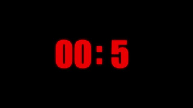 10sec countdown animation video