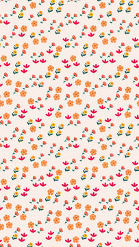 Small stylized floral pattern