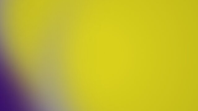 Abstract yellow gradient background with purple light leak, minimalist soft focus texture for modern graphic design, vibrant blurred backdrop