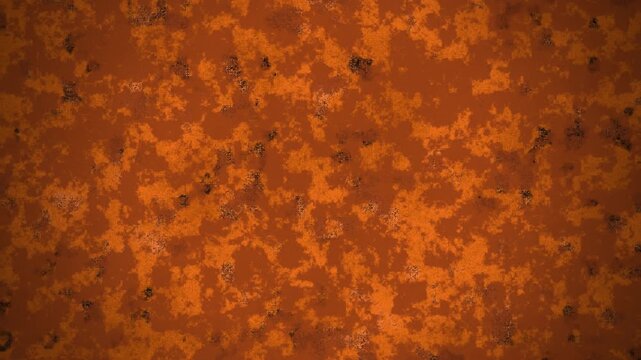 Abstract Orange Grunge Background with Rusty Texture and Weathered