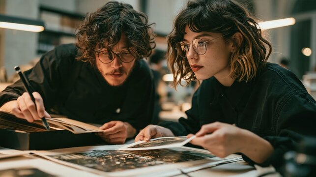 Archive specialist helping trace a reused news image