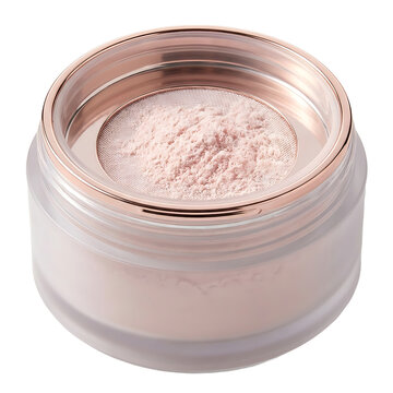 Translucent Powder Sifter Jar Isolated On Transparent Background