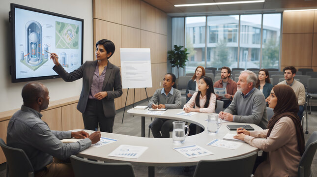 People public meeting for safety and regulatory oversight of small modular reactor SMR projects