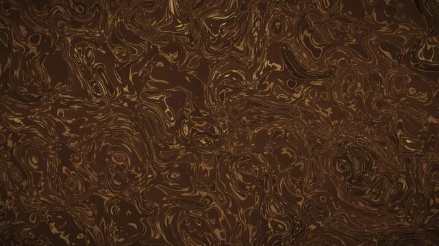 Abstract brown marbled liquid swirls pattern background