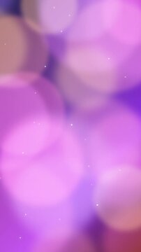 Dreamy Magenta Purple Bokeh Orbs Motion Loop