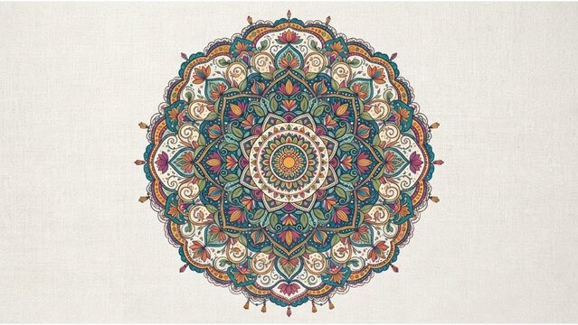 Sacred geometry floral mandala pattern vector ornament for laser cutting and engraving projects