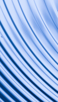 Abstract blue wave pattern with smooth curved lines digital