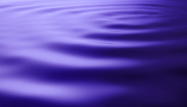 Abstract purple water surface with ripples digital render