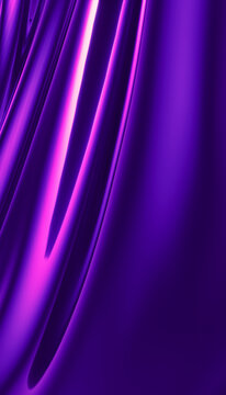 Abstract purple silky fabric with glossy smooth texture