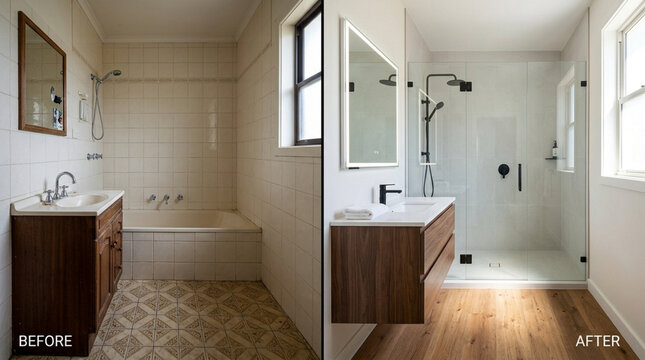 Bathroom Renovation Before and After: Modern Update