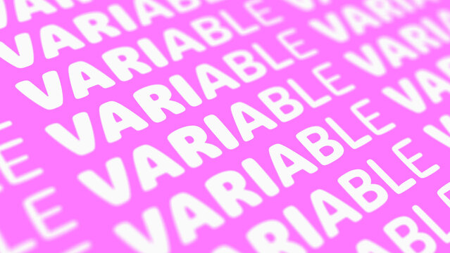 Variable Font 3D Loop Title Wide