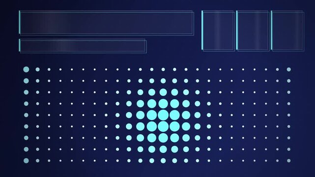 blue led display