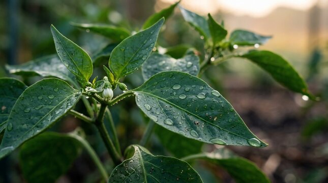 Chili pepper plant