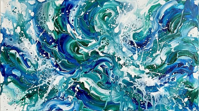 Blue Ocean Waves