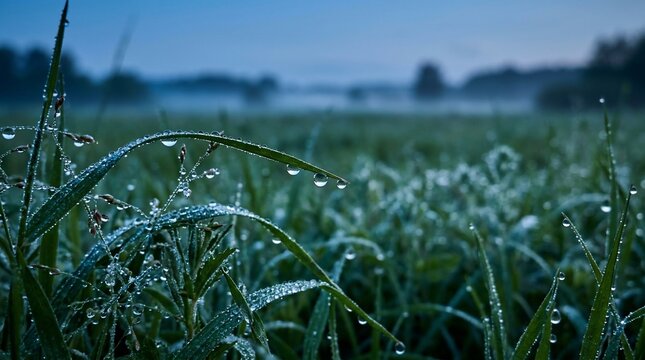 Morning dew grass