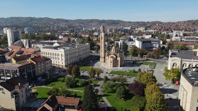 Aerial view of Banja Luka 