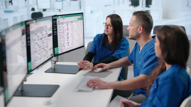 Nurse Manager Reviews Shift Handover