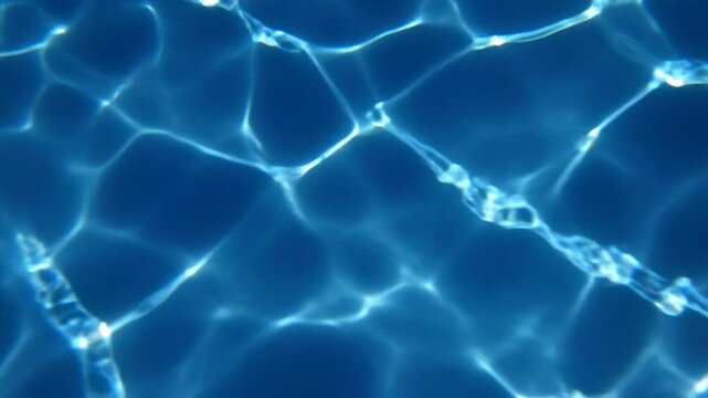 Water caustics underwater light patterns background loop 4K
