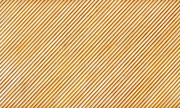 Diagonal bamboo mat texture and background