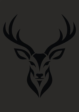 deer head vector illustration