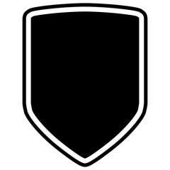 Obraz premium Shield icon vector. Protective shield illustration sign. Defense symbol. Security logo or mark.