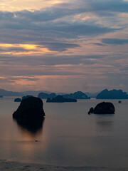 Serene and calm sea surface with gentle ripples under a clear blue sky. © Daina