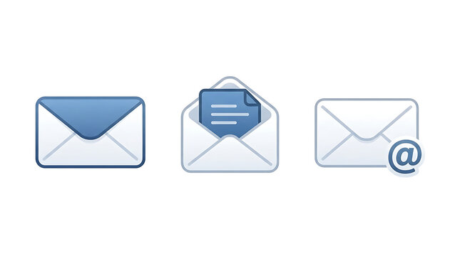 Email and mail message icon set png&nbsp;