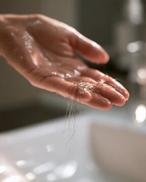 hair loss when washing hair