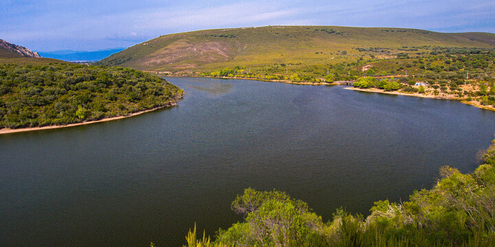 Tajo River, Monfrag&uuml;e National Park, SPA, ZEPA, Biosphere Reserve, C&aacute;ceres Province, Extremadura, Spain, Europe