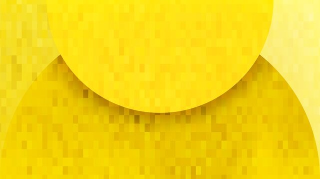 Gold background design with a rectangular pattern. Background design featuring a large semicircle overlaid by an inverted smaller semicircle.