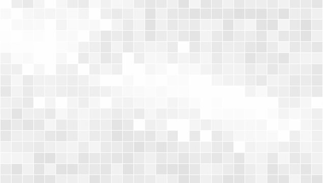 Abstract White and Light Gray Square Mosaic Background