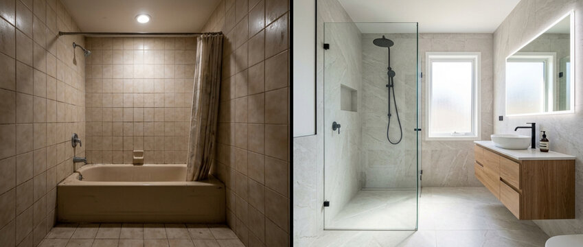 Bathroom Renovation Before and After: Old vs Modern Style