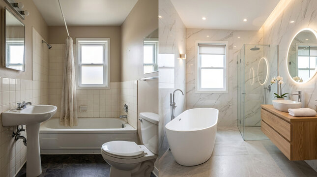Bathroom Renovation Before and After: Old vs Modern Design