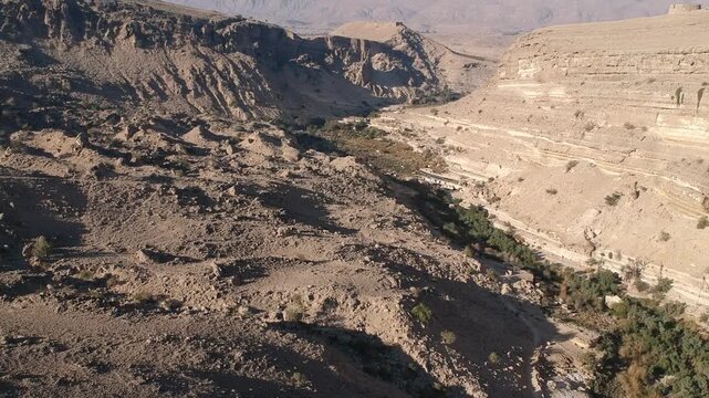 aerial view of desert Ranikot sindh