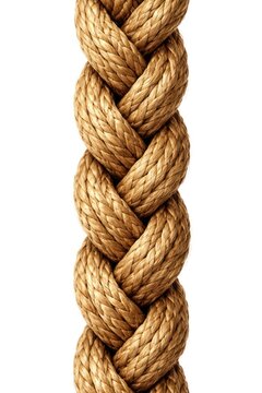 Close-up of braided rope texture.