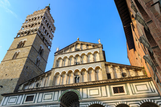 Pistoia, Italy: facade of the historic cathedral