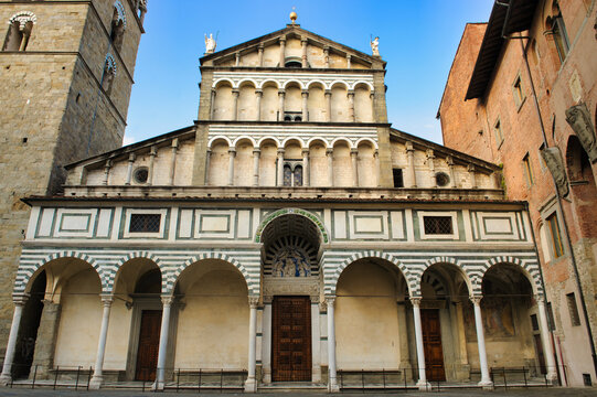 Pistoia, Italy: facade of the historic cathedral