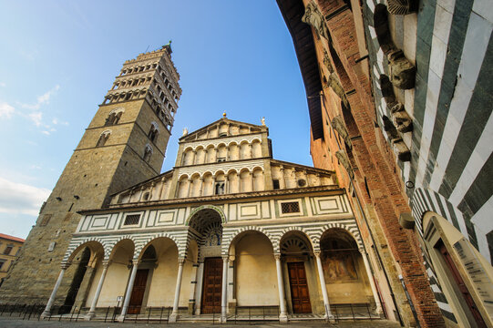 Pistoia, Italy: facade of the historic cathedral