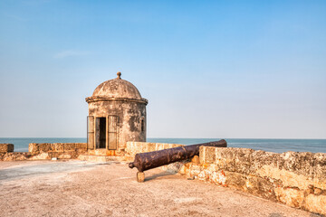 Watchtower  on Cartagena de Indias Old City Walls © romanslavik.com