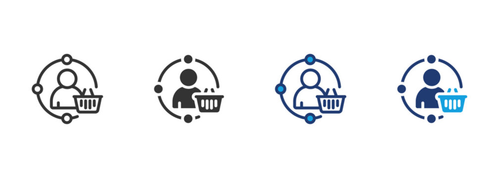 business intelligence Icon Set Multiple Style Collection