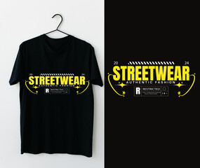Streetwear typography T shirt Design © Ataur