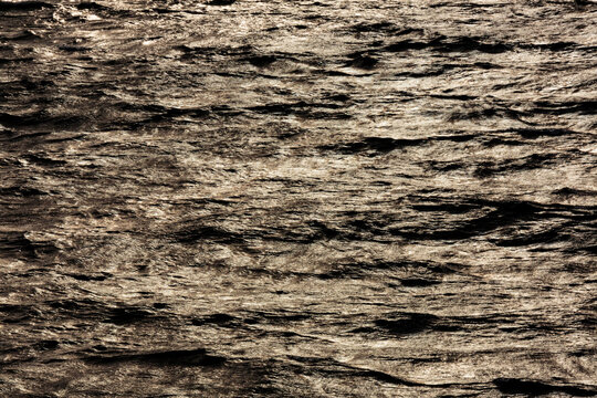 Wind generated rough water, Puget Sound, Seattle