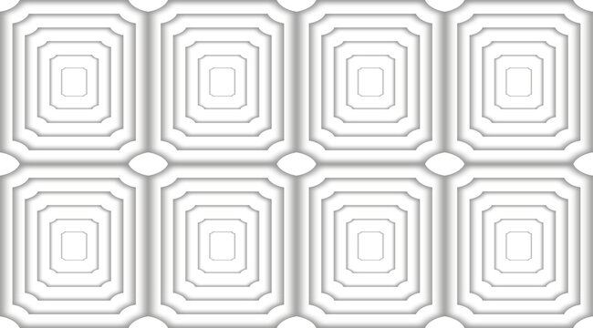 3D Art deign printable light white with shadow