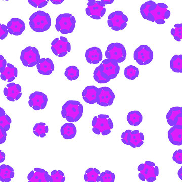 Nahtloses Krakelee in Violett und Blau