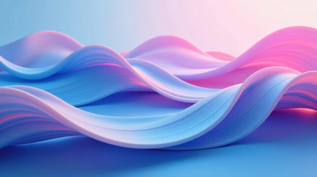 Abstract Pastel Waves A Serene and Dreamlike Swirl of Gentle Hues and Subtle Textures